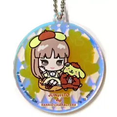 【中古】キーホルダー デフォルメ富江×ポムポムプリン 「伊藤潤二×サンリオキャラクターズ アクリルチャーム」