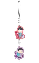 【中古】ストラップ(キャラクター) おそ松＆一松 アクリル2連ストラップ 「おそ松さん」