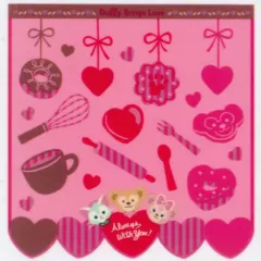 【中古】雑貨 ダッフィー＆シェリーメイ＆ジェラトーニ ウォッシュタオル 「スウィート・ダッフィー2017」 東京ディズニーシー限定