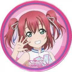 [중고] 배지 핀즈 쿠로사와 루비 원형 캔 배지 [러브라이브! 선샤인!! Aqours 5th Anniversary LoveLive!~LET'S GO WONDER TRIP~] 가챠가챠 경품