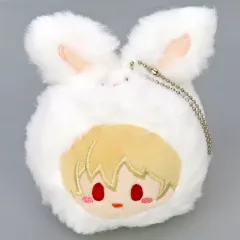 【中古】ぬいぐるみマスコット・ぬいぐるみバッジ 仁兎なずな うさぎおまんじゅうぬいぐるみマスコット 「あんさんぶるスターズ!!×TapTap」 中国限定