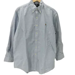 ラルフローレン RALPH LAUREN 外付けタグ ポニー 刺繍 ボタンダウン L/S オックスフォード シャツ メンズ  15-32
