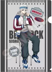 【中古】クリアファイル 凪誠士郎＆御影玲王 アメリカンレトロ クリアファイル 「ブルーロック」