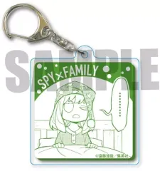 【中古】雑貨 アーニャ・フォージャー(黄緑) スクエアクリアキーホルダー 「SPY×FAMILY」