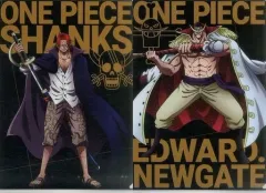 【中古】クリアファイル シャンクス＆白ひげ(エドワード・ニューゲート) VSクリアファイルセット 「一番くじ ワンピース 覇ノ躍動」 H賞