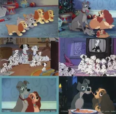 【中古】シール・ステッカー ディズニードッグ メモリアルステッカーセット(6枚組) 「一番くじ Disney Dreaming Celebration」 G賞 