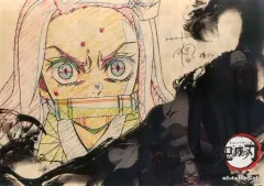 【中古】食器その他(キャラクター) 竈門禰豆子 紙製ランチョンマット 「鬼滅の刃×ufotable cafe 第7期 後期」 フード＆デザート注文特典