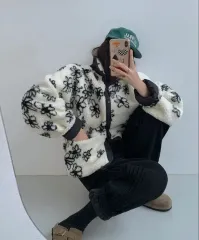 フラワー リバーシブル アウター