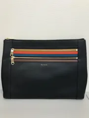 Paul Smith ポールスミス　シグネチャージップストライプ　2way クラッチ　ショルダー　バッグ　I.127