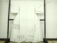 平和屋着物●上質な小紋　総刺繍　月兎　金糸　正絹　逸品　DAAY5875ud 平和屋着物○上質な小紋 総刺繍 月兎 金糸 正絹 逸品 DAAY5875ud