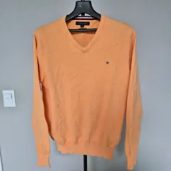 トミーヒルフィガー M Vネック ニット セーター M-長袖-621