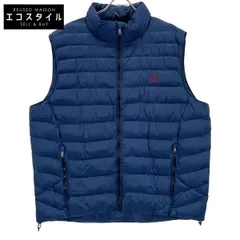 POLO RALPH LAUREN ポロ ラルフローレン ﾈｲﾋﾞｰ 中綿 ﾛｺﾞ ﾍﾞｽﾄ XXL