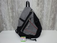 チャンピオン ボディバッグ Champion グレー ブラック 中古品