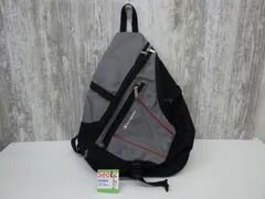 チャンピオン ボディバッグ Champion グレー ブラック 中古品