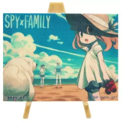 【中古】雑貨 ロイド＆アーニャ＆ヨル＆ボンド/海 イーゼル付きミニプレート 「一番くじ SPY×FAMILY」 E賞