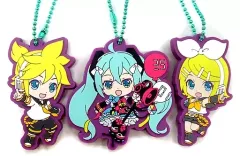 【中古】キーホルダー・マスコット(キャラクター) 全3種セット ラバーマスコット 「ガシャポンくじ 初音ミクあそーと～マジカルミライ2018～」 B賞