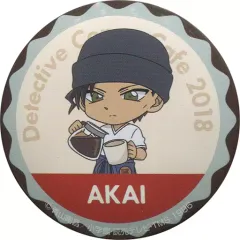 【中古】バッジ・ピンズ(キャラクター) 赤井秀一 「名探偵コナンカフェ2018 缶バッジ(ミニキャラ)」