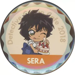 【中古】バッジ・ピンズ(キャラクター) 世良真純 「名探偵コナンカフェ2018 缶バッジ(ミニキャラ)」