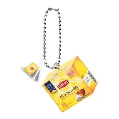 【中古】キーホルダー イエローラベル 「Lipton ミニチュアチャームコレクション」