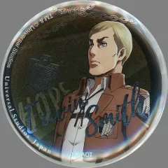 【中古】バッジ・ピンズ エルヴィン・スミス 「進撃の巨人・ザ・リアル コレクタブル缶バッジ(カバー付き)」 ユニバーサル・スタジオ・ジャパン2020限定