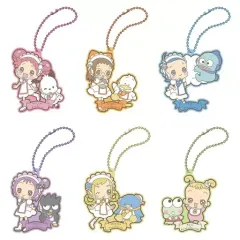【中古】雑貨 全6種セット 「おジャ魔女どれみ×はぴだんぶい スペシャルラバーマスコット」