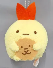 【中古】キーホルダー えびふらいのしっぽ たべもの王国 ボールチェーン付きぬいぐるみ 「すみっコぐらし」