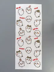 【中古】タオル・手ぬぐい ちいかわ＆ハチワレ＆うさぎ ポッポ フェイスタオル 「ちいかわ なんか小さくてかわいいやつ×イトーヨーカドー」