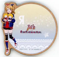 【中古】コースター 絢瀬絵里＆パティ＆ジミー ウッドコースター 「ラブライブ!シリーズPremiumShop μ’s×サンリオキャラクターズ」