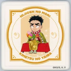 【中古】コースター 悲鳴嶼行冥 「ニジゲンノモリ×アニメ 鬼滅の刃 コラボイベント 第3弾 コレクタブル吸水コースター」