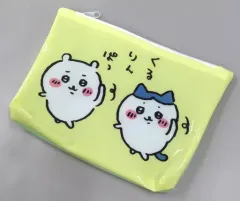【中古】バッグ ちいかわ＆ハチワレ ビニールポーチ 「ちいかわ なんか小さくてかわいいや」 ちいかわランド 東京スカイツリータウンソラマチ店限定対象商品購入特典