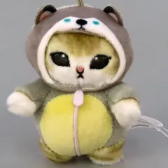 【中古】キーホルダー オオカミ あったかパジャマにゃんマスコットぬいぐるみ 「mofusand」