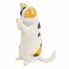 【中古】トレーディングフィギュア 三毛猫 「合掌 一拝」
