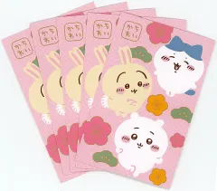 【中古】紙製品 ちいかわ＆ハチワレ＆うさぎ(ピンク) ポチ袋 「ちいかわ なんかちいさくてかわいいやつ」