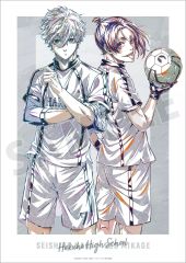 [중고] 포스터 A3 매트 가공 포스터 굿 세이지로 & 미카게 레오 Ani-Art 제2탄 [블루 록]
