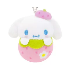 【中古】キーホルダー シナモロール 「サンリオキャラクターズ いちごおくるみマスコット」