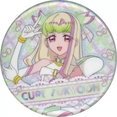 【中古】バッジ・ピンズ キュアズキューン(名前あり) 「キミとアイドルプリキュア♪展～“キミ”と会える瞬間(とき)!～ トレーディング缶バッジ Vol.2」