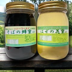 特選希少 そば蜜 もち蜜 各600g生はちみつ国産蜂蜜 各600g2本セット
