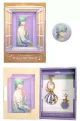 【中古】キーホルダー・マスコット(キャラクター) 美風藍 バースデーキーリング＆チャームセット 「うたの☆プリンスさまっ♪」 ブロッコリーオフィシャルストア限定