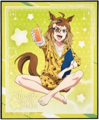 【中古】アクリルスタンド・アクリルパネル ジャングルポケット アートプレートvol.1 「劇場版 ウマ娘 プリティーダービー 新時代の扉 NAMCO Promotion～Relax time～」 ナムコ限定