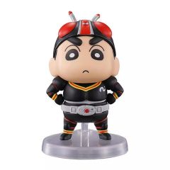 BEST.BE.FORE クレヨンしんちゃん 仮面ライダー ブラック ソフビ クレヨンしんちゃん×仮面ライダーコラボレーションフィギュア