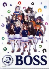 【中古】クリアファイル 集合 A4クリアファイル 「ウマ娘 プリティーダービー×サントリーBOSS 第3弾」 対象商品購入特典