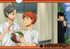 【中古】クリアファイル 日向翔陽＆菅原孝支＆影山飛雄 A4クリアファイル 「ハイキュー!!」