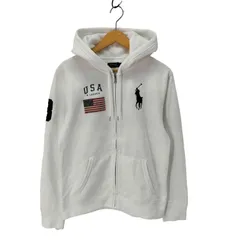 ポロラルフローレン POLO RALPH LAUREN ビックポニー 星条旗刺繍 ジップパーカー メンズ JPN：M 