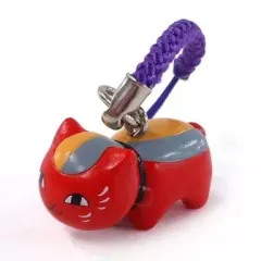 【中古】キーホルダー・マスコット(キャラクター) 赤べこニャンコ先生 「ニャンコ先生meets日本の民芸」