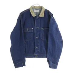 POLO RALPH LAUREN (ポロラルフローレン) 80S VINTAGE DENIM JACKET ヴィンテージ 白タグ 襟コーデュロイ デニムジャケット インディゴ