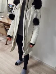 レディース ムースナックルズ ダウン / 白 Mサイズ