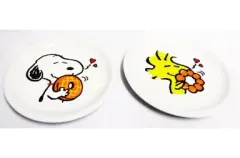 【中古】皿・茶碗(キャラクター) スヌーピー ペアプレート 「 SNOOPY」 2011年 misdo SNOOPY クリスマスセット 