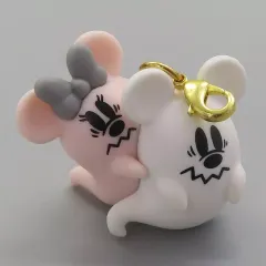 【中古】キーホルダー 【シークレット】 ミッキーマウス＆ミニーマウス(ゴースト) 「ディズニー・ハロウィーン2024 チャーム」 東京ディズニーリゾート限定