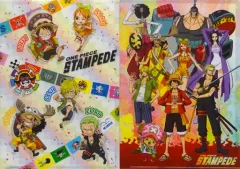 【中古】クリアファイル A4クリアファイルセット(2枚組) 「劇場版 ワンピース STAMPEDE」 劇場グッズ