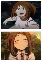 【中古】クリアファイル 麗日お茶子 場面写クリアファイル2枚セット 「僕のヒーローアカデミア」